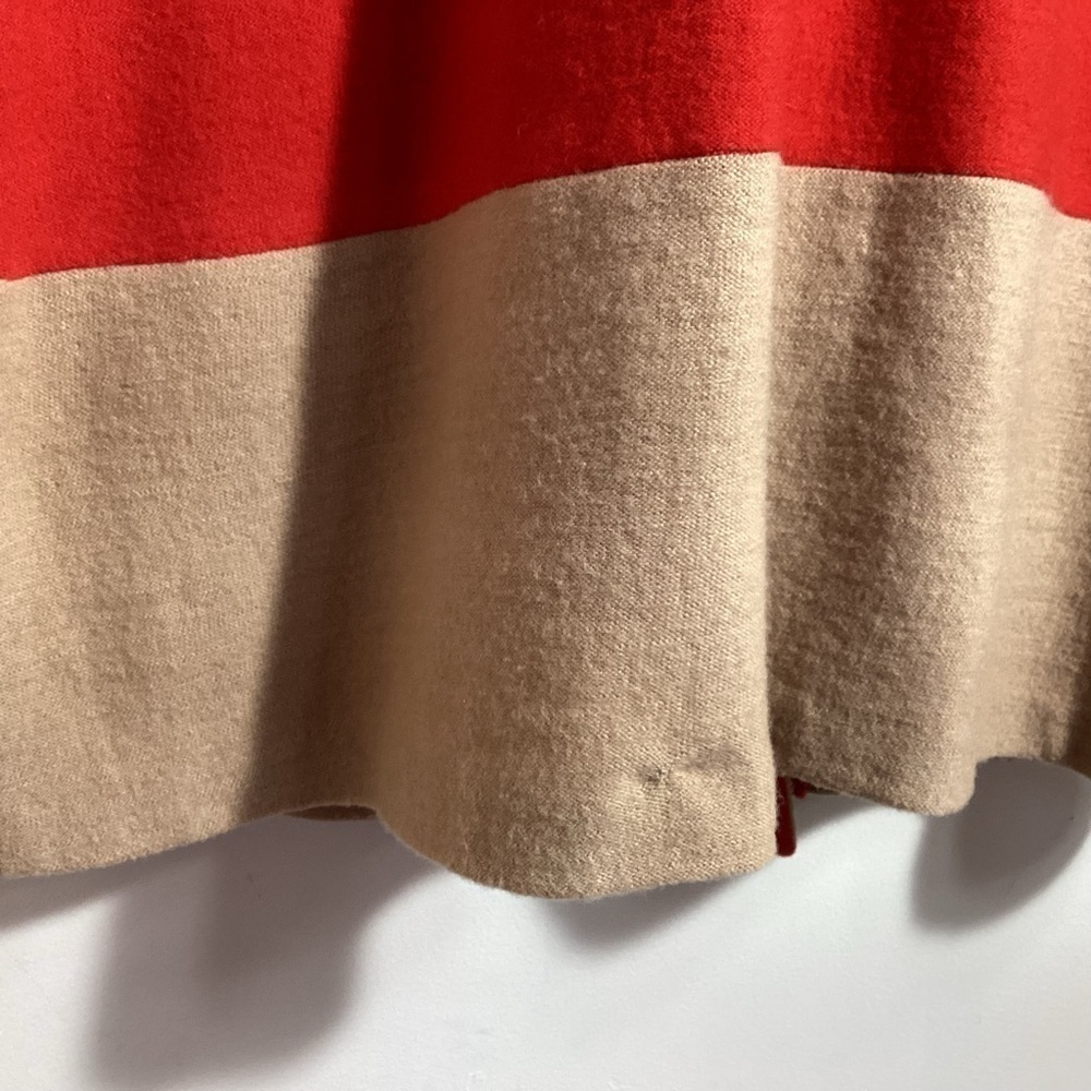 Classic 100% Wool Colorblock Coatigan Jacket Sz S Chic Minimal Sophisticated - Picture 12 of 16